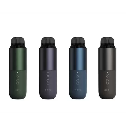 MOTI X GO Pod Kit Refillable - color#Aurora Green>Mystic Purple>Aegean Blue>Space Grey
