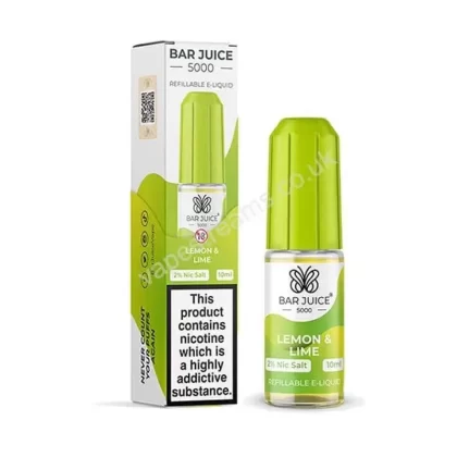 Bar Juice 5000 Lemon & Lime Nic Salt E-Liquid - Vapestreams Co