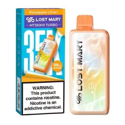 Pineapple Lime Disposable Vape (35000 Puffs) by Lost Mary MT35000 Turbo