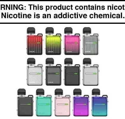 SMOK NOVO MASTER BOX VAPE POD KIT - Black Carbon Fiber, Black Gunmetal (Leather)
