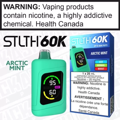 Arctic Mint STLTH 60K Disposable 25mL
