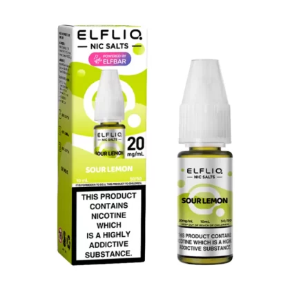 Elf Bar Elfliq Sour Lemon E Liquid 10ml - 20mg