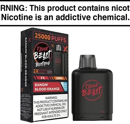 FLAVOR BEAST LEVEL X BOOST DISPOSABLE VAPE STARTER KIT - Vapejuice