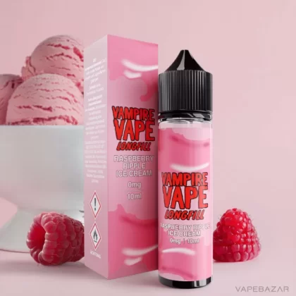 Vampire Vape Longfill Dessert – Raspberry Ripple Ice Cream 10ml - Himbeere / Eiscreme / Vanille