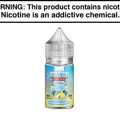 BLUEBERRIES LEMON SWIRL MENTHOL BY THE FINEST SALT NIC 30ML - Vapejuice