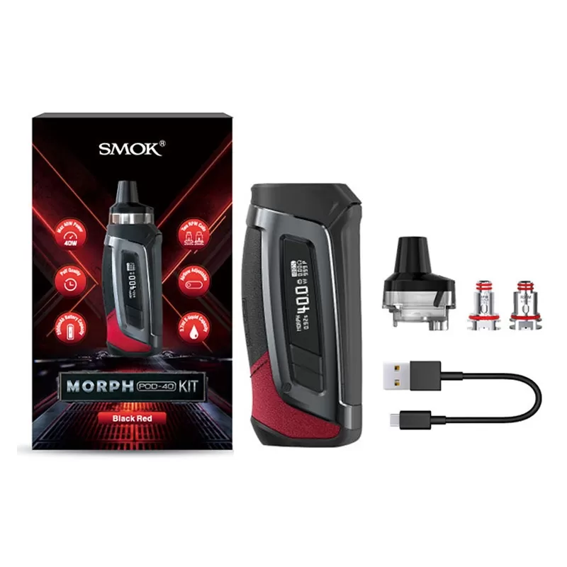 SMOK MORPH POD-40 40W Kit 2000mAh - Black - Image 3