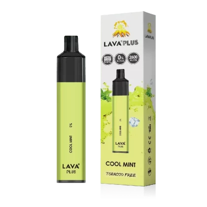 Lava Plus 2600 Puffs Disposable Zero Nicotine Free 0% – Cool Mint