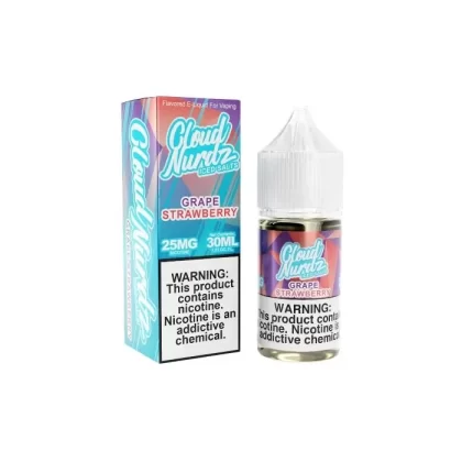 Cloud Nurdz Salts - Grape Strawberry Iced 30ml