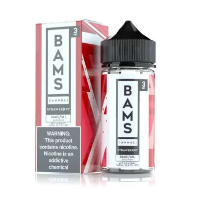 Bam’s Cannoli Strawberry Cannoli eJuice - Vape Product; Vape Product, Vape Product; Bam's Cannoli