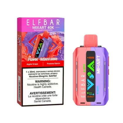 ELF BAR MIXART 40K – APPLE GRAPE