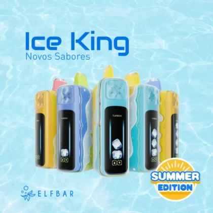 Elf Bar Ice King Summer Edition 40000 – 40K Puffs 5-Level Cooling Adjustment Four Mesh Coil Disposable Vape
