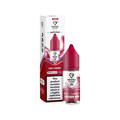 Crystal Clear Bar Salt Fizzy Cherry E Liquid 10ml - Nicotine Strength#20mg>10mg (0A1CD9)
