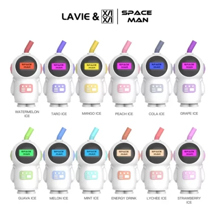 Original Lavie Space Man Rechargeable Disposable Vape Pen Device 7000 Puffs 600mah ( )