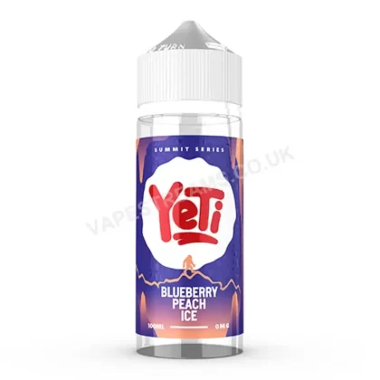 YeTi Summit Series Blueberry Peach Ice E-Liquid Shortfill - Vapestreams Co