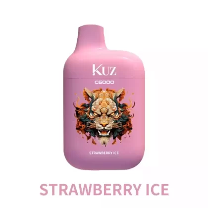 Kuz C6000 Puffs – Strawberry Ice - Vape Store