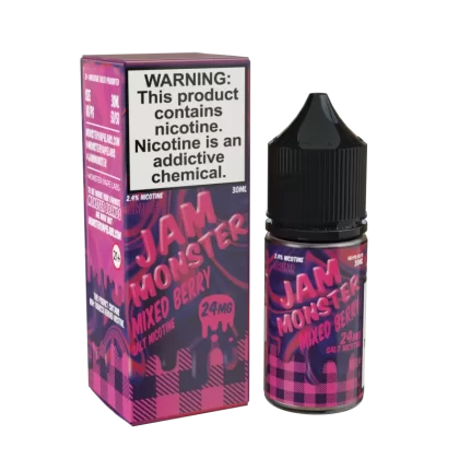 Jam Monster Salt - Mixed Berry - 30ML E-Liquid - 24MG