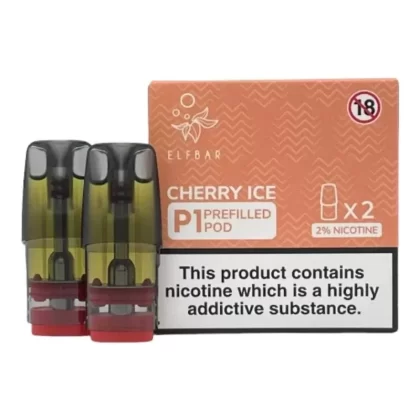 Elf Bar Mate P1 Cherry Ice Pods (2 Pack) - Vape Store