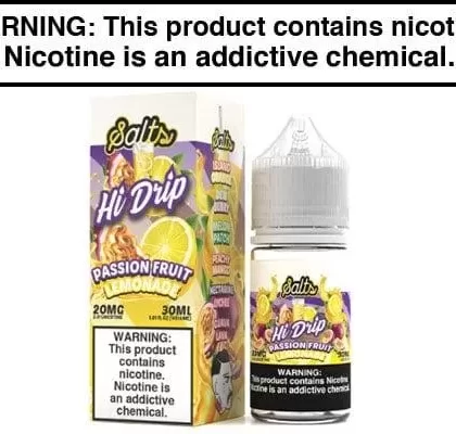 PASSIONFRUIT LEMONADE BY HI-DRIP SALTS 30ML (2x15ML) - Vapejuice