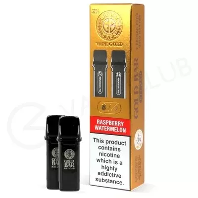 Raspberry Watermelon Gold Bar Reload Prefilled Pod