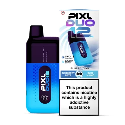 PIXL Duo 12 Prefilled Vape Kit - Flavour#Blue Edition>Cherry Edition>Fantasy Edition>Lemonade Edition>Lime Edition>Mint Edition>Pink Edition>Purple Edition>Raspberry Edition>Red Edition>Stra