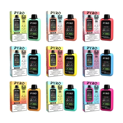 Pyro DUO 30K PUFF Disposable Device - 30,000 Puffs - Strawberry Chew/ Strawberry Ice