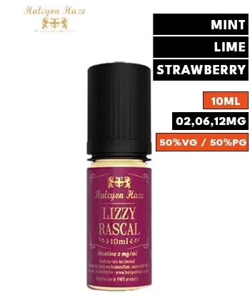 Lizzy Rascal eLiquid by Halcyon Haze - 12mg / 10ml