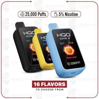 HQD Cuvie Everest 25k puffs Disposable Vape - Thevapersworld