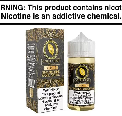 G.M.T BY GOLD LEAF SALTS 30ML - Vapejuice