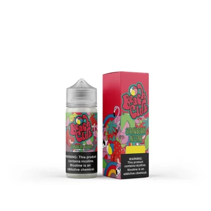 Strawberry Nectar by Beach Club E-Liquid 100mL (Freebase) - 0MG
