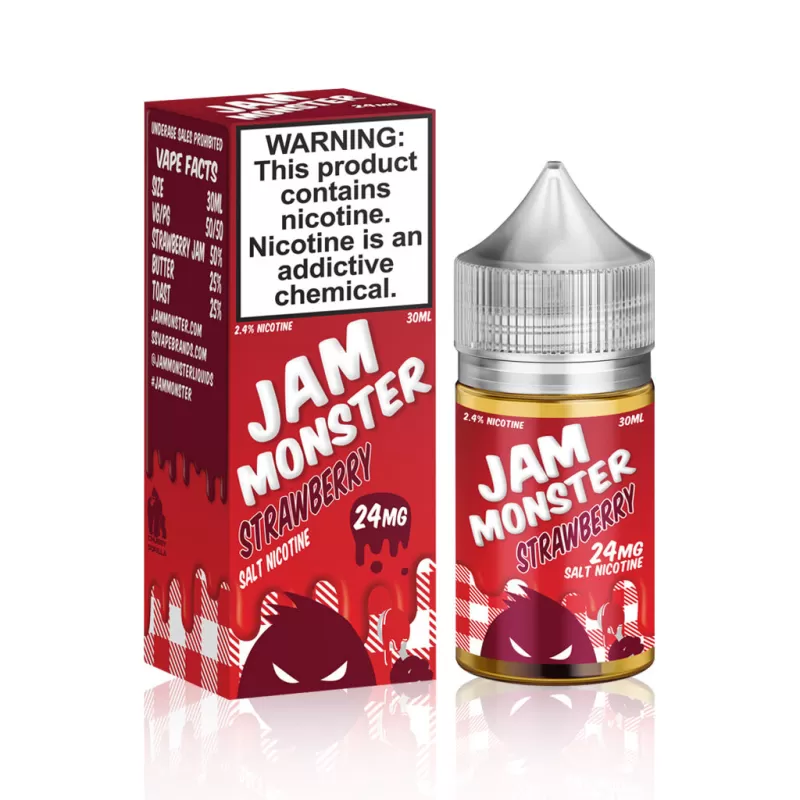 Jam Monster Salt E -Liquid – Strawberry Jam – 30ml