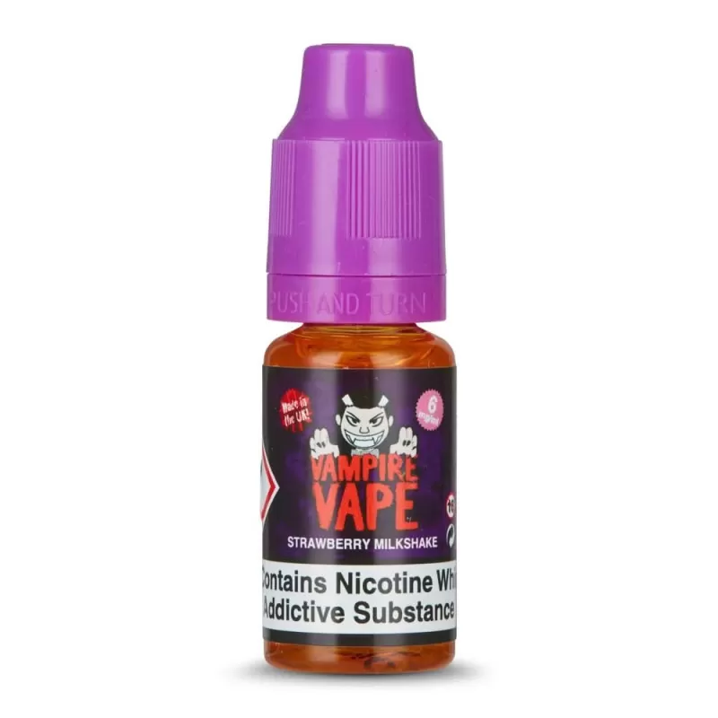 Strawberry Milkshake E-Liquid by Vampire Vape (10ml) - 0mg