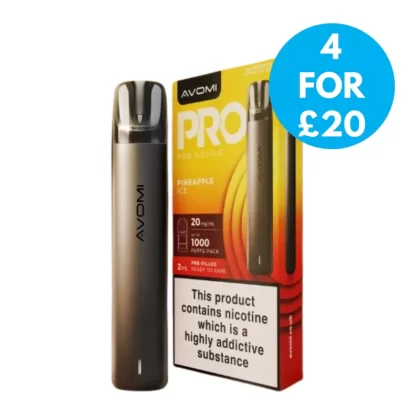 Avomi Pro 20mg (2%) Prefilled Pod Vape Kit - Vape Co