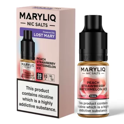 Lost Mary Maryliq – Peach Strawberry Watermelon Ice 10ml 20mgSalt