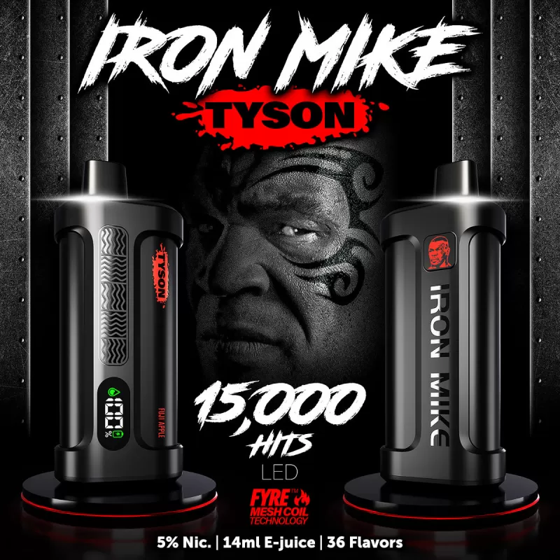 Tyson 2.0 Iron Mike 15K Disposable Device - 15,000 Puffs - Minty Melon