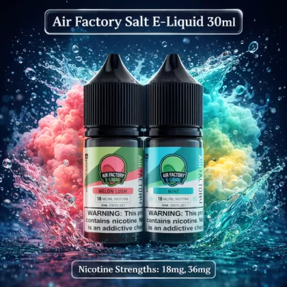Air Factory Salt E-Liquid 30ml - Pink Berry / 18mg - Vapeciga