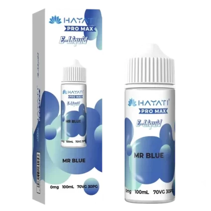 MR BLUE HAYATI PRO MAX E-LIQUID 100ML NO NICOTINE
