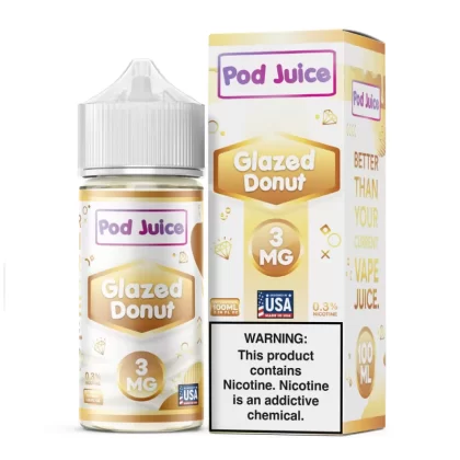 Pod Juice - Glazed Donut - 100ML E-Liquid