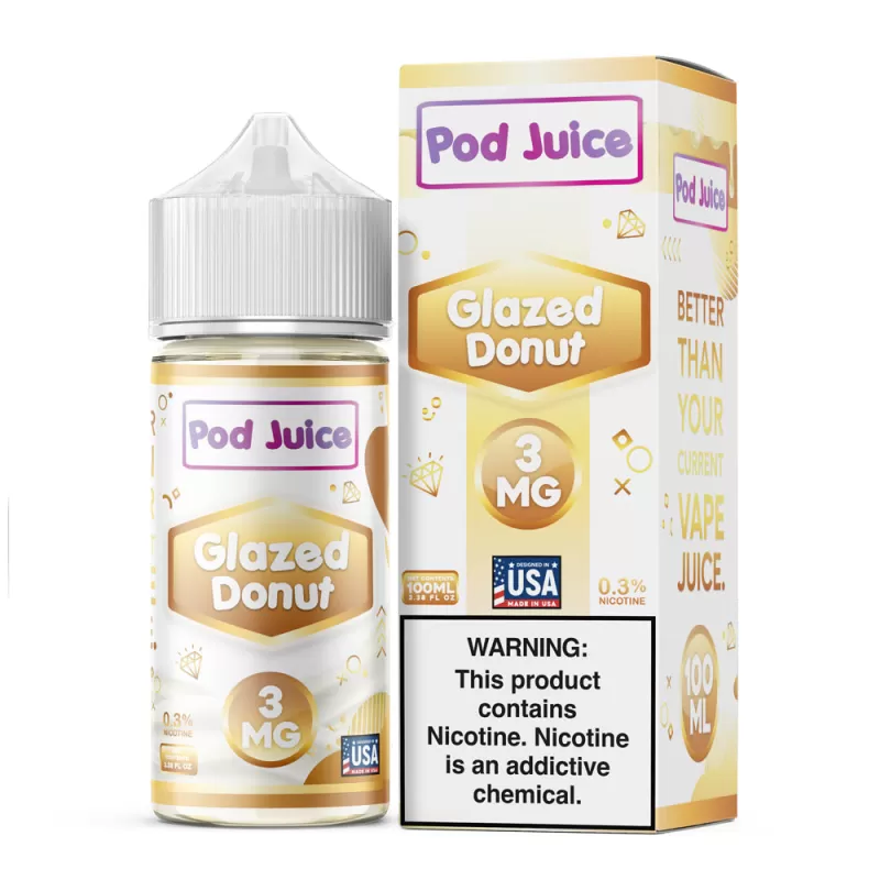 Pod Juice - Glazed Donut - 100ML E-Liquid