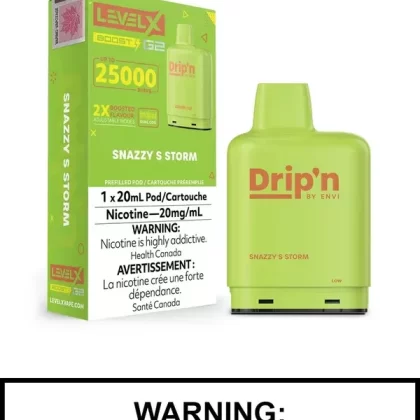 Snazzy S Storm Drip’n Level X Boost G2 Pods