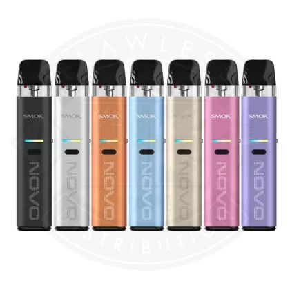 SMOK Novo Eco Pod Kit - Color#Black>Purple>Pale Blue>Pale Gold>Pink>Orange>Silver