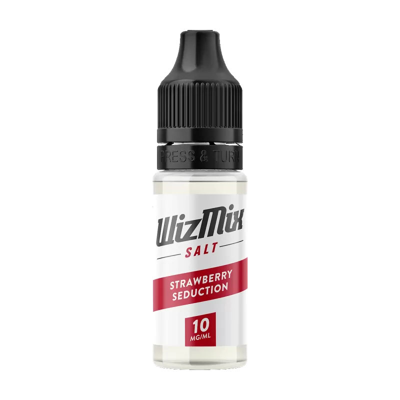 Wizmix Salt Strawberry Seduction - 10ml - 10mg - Vape Product