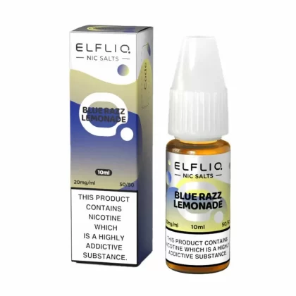 ELFLIQ Blue Razz Lemonade Nic Salt E-Liquid - Strength#10mg>20mg