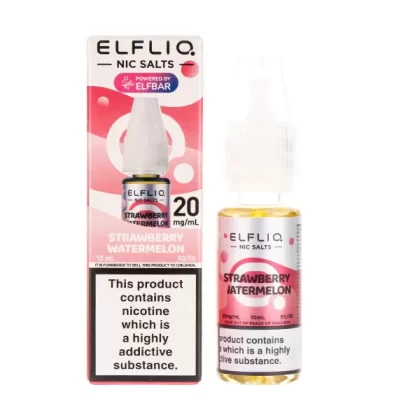 Strawberry Watermelon Nic Salt E-Liquid by Elf Bar ELFLIQ - 5mg
