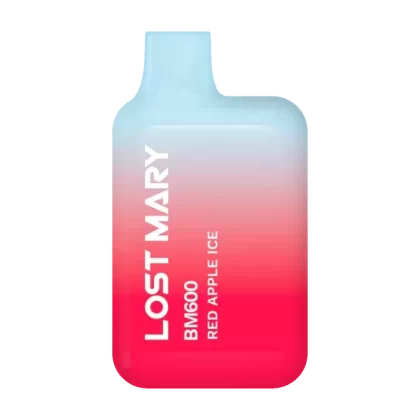 Lost Mary Red Apple Ice BM600 Disposable Vape – Crisp Apple Chill
