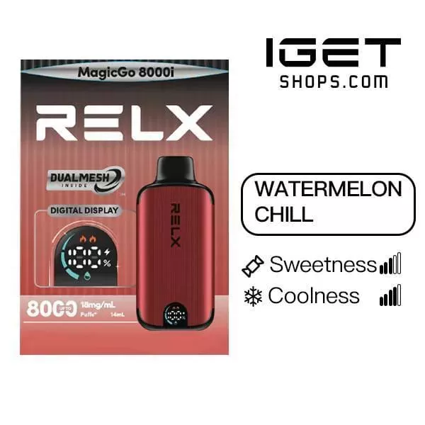 Relx Magicgo i8000 Watermelon Chill - Ozvapeone