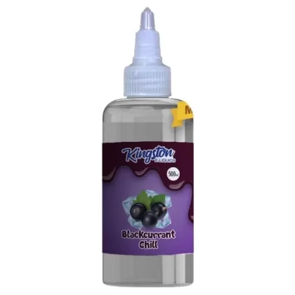 Kingston E-liquids Chill 500ml Shortfill - Blackcurrant Chill / No, Blackcurrant Chill / Yes
