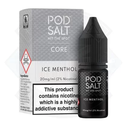 Pod Salt Ice Menthol 10ml E-Liquid - Vape Product, Vape Product