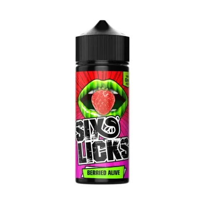 SIX LICKS BERRIED ALIVE 100ML SHORTFILL E-LIQUID - Ecigpremium