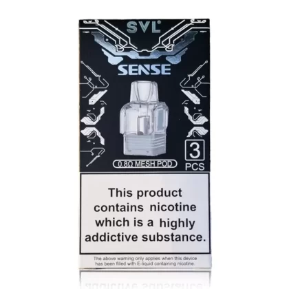 Replacement Sense Replacement Pods 3 Pack By SVL - Resistance#0.8 Ohm