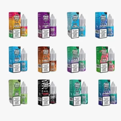 Pukka Juice Nic Salt 50/50 Vape Juice - 10 Pack - Raspberry Menthol / 12mg/ml